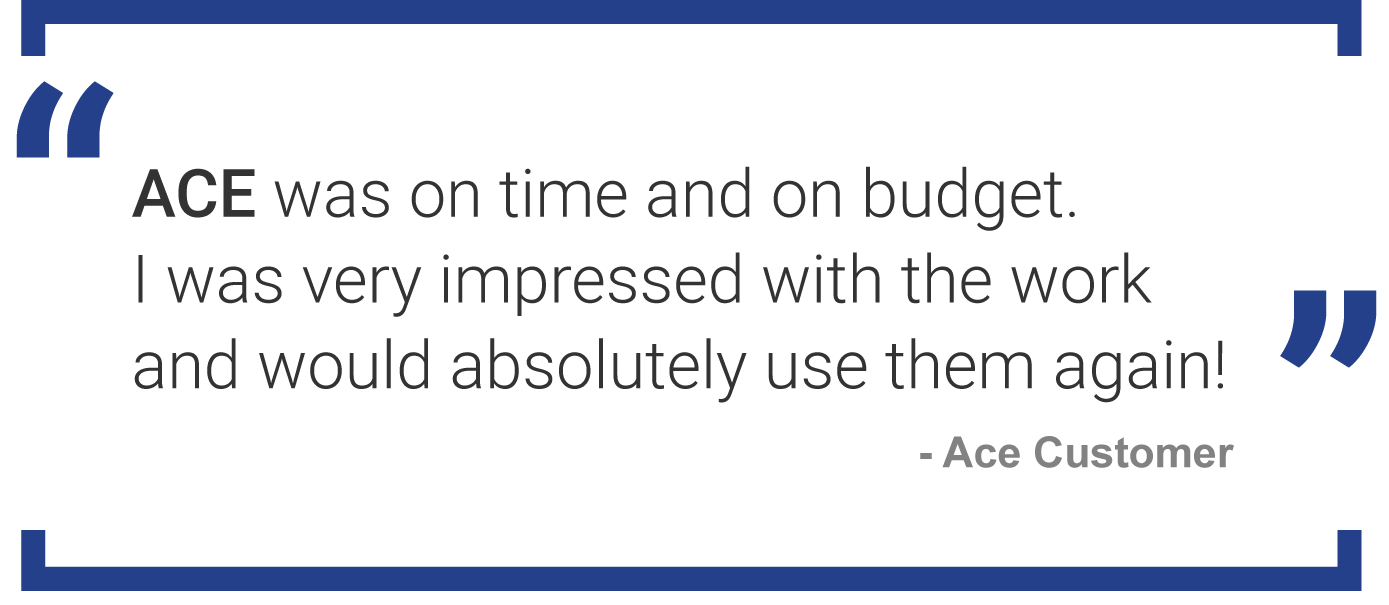 Ace Testimonial